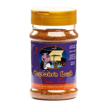 Captain's Luck Captain's Luck Pepper Tom BBQ Rub 200 Gramm