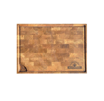 Best Charcoal Bestcharcoal Oak Wooden Cutting Board 40 x 30 x 4 cm