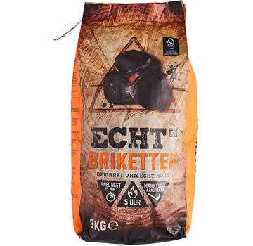 ECHT Vuur&Rook FSC Briketten 8 kg