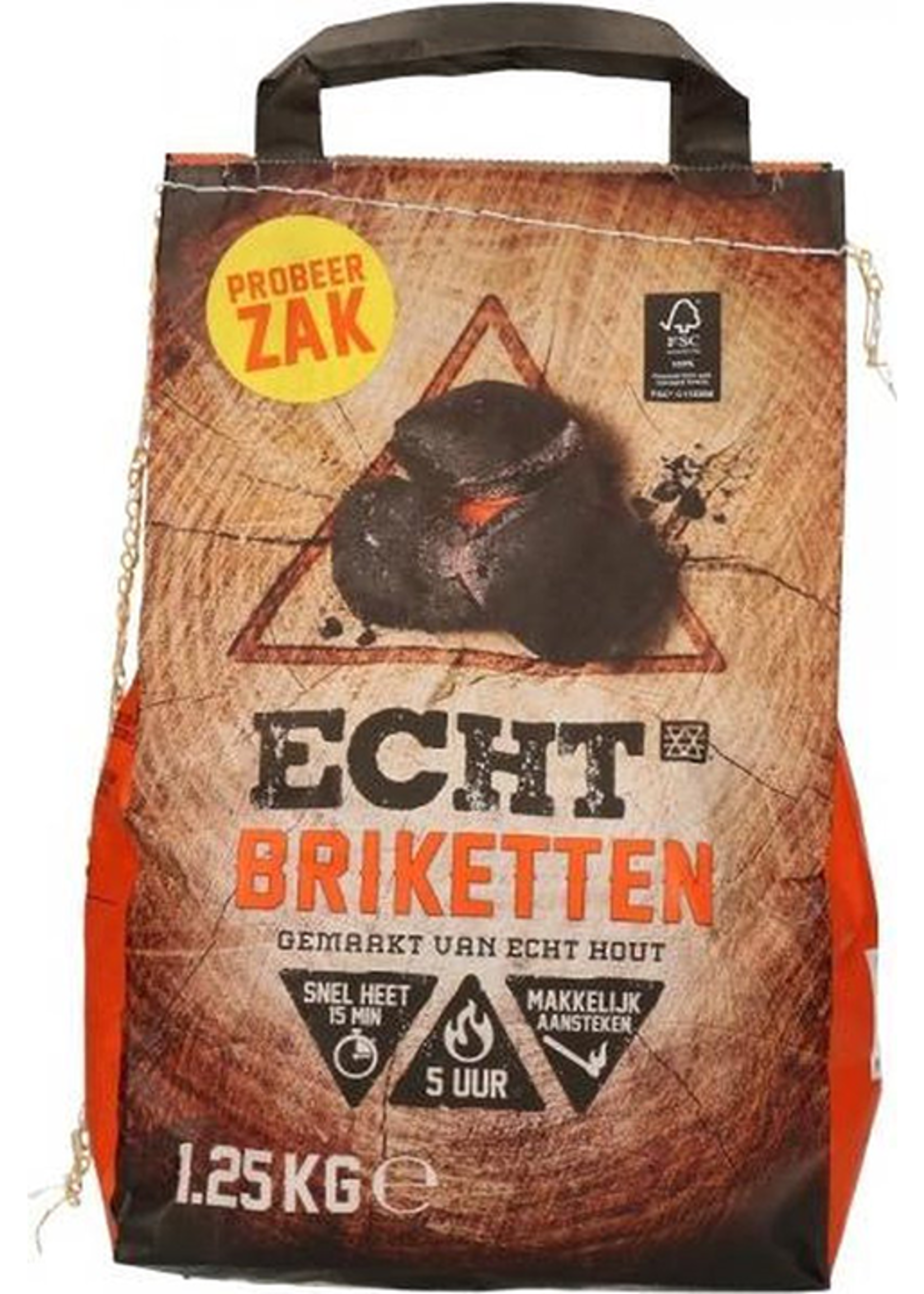 ECHT ECHT FSC Briketten 1,25 kg