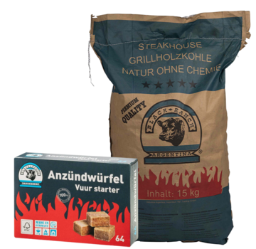 Black Ranch Black Ranch Red Quebracho Argentinien Holzkohle 15 kg