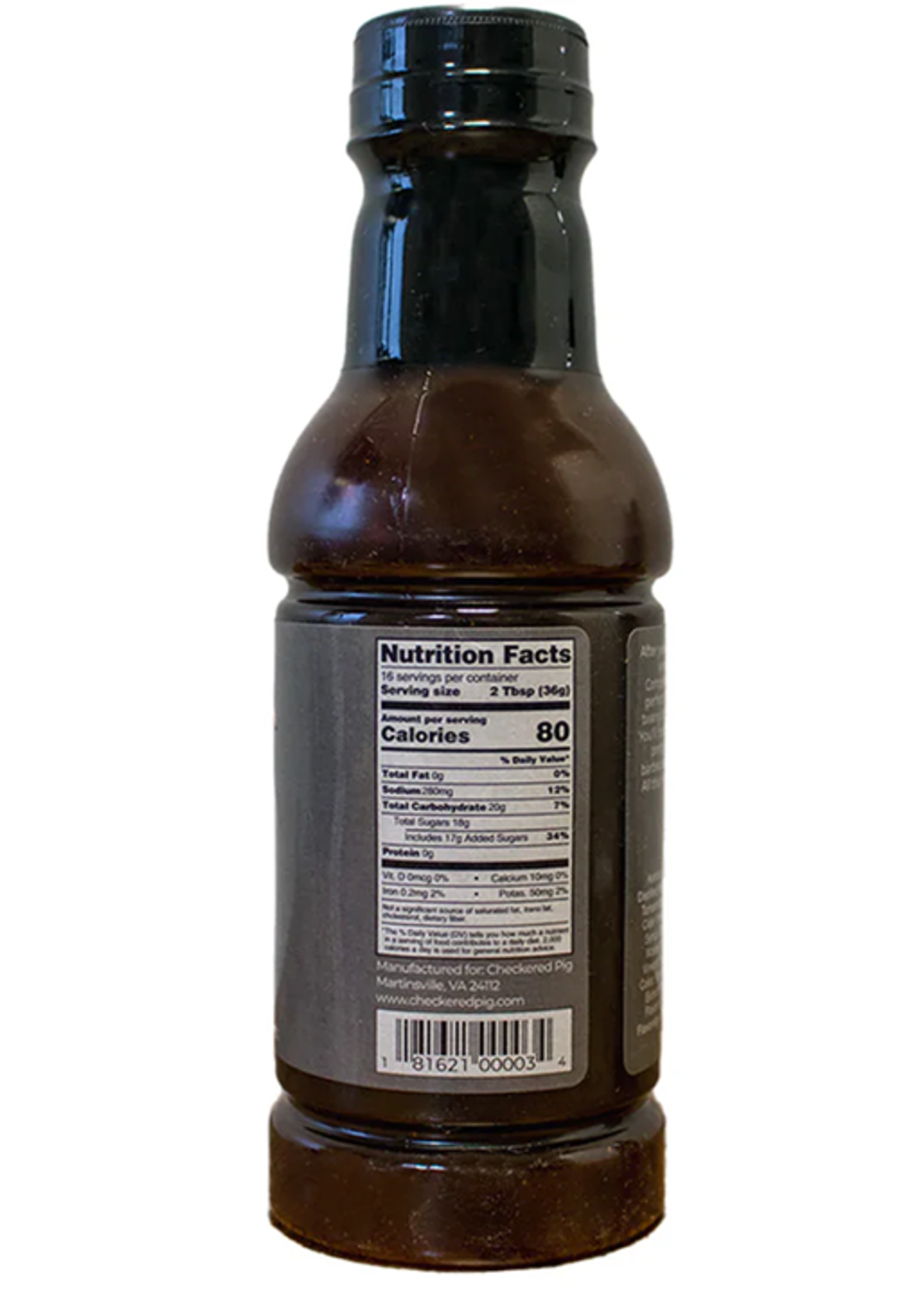 Heath Riles Checkered Pig Competition BBQ Sauce 16 oz