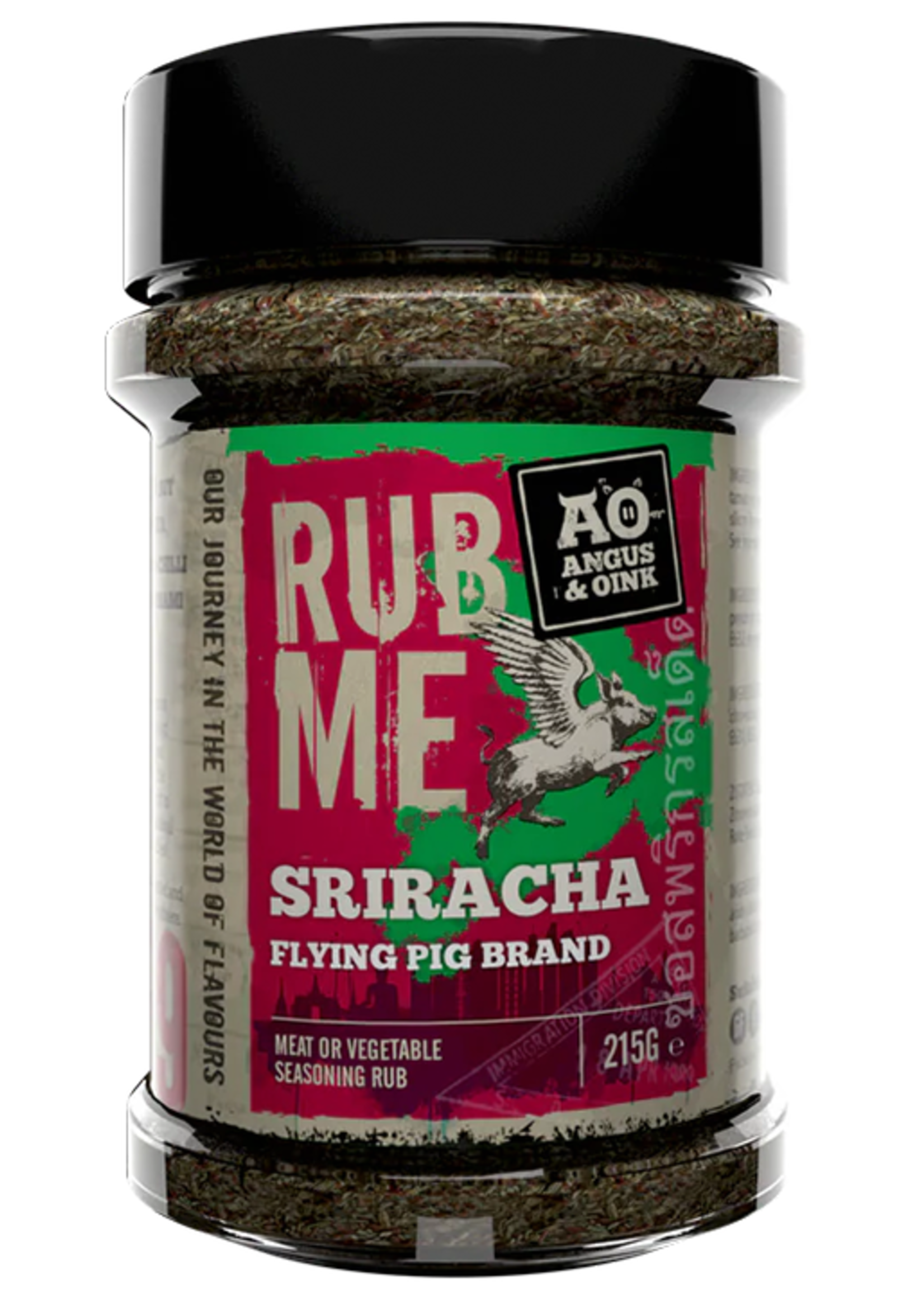 Angus & Oink Angus&Oink (Rub Me) Sriracha Seasoning 215 grams