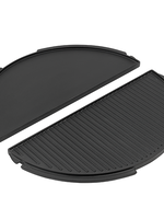 Big Green Egg Big Green Egg Half Moon Cast Iron Plancha Griddle Large XLarge