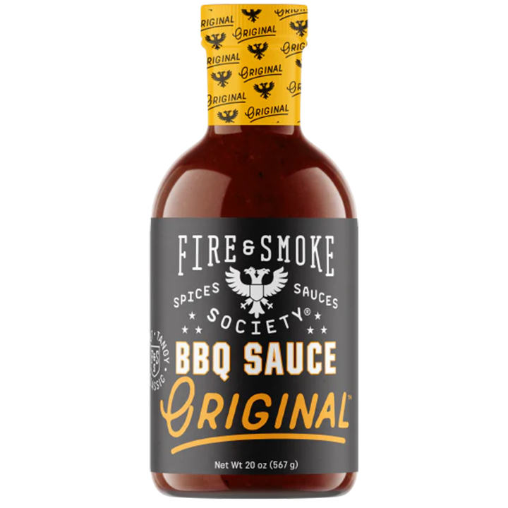 Fire&Smoke Original BBQ Sauce 20 oz Vuur & Rook