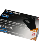 Style Black Style Black Nitril Handschoenen 100 stuks XXL Zwart