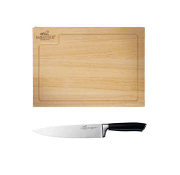 Sabatier Sabatier Cutting Board 25 x 35 cm / Sabatier Couteau Chef's Knife 20 cm Deal