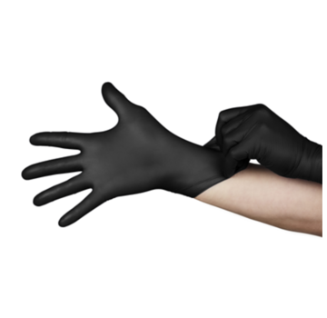 Hakoh Hakoh Nitril-Handschuh 100 Stück XL Schwarz