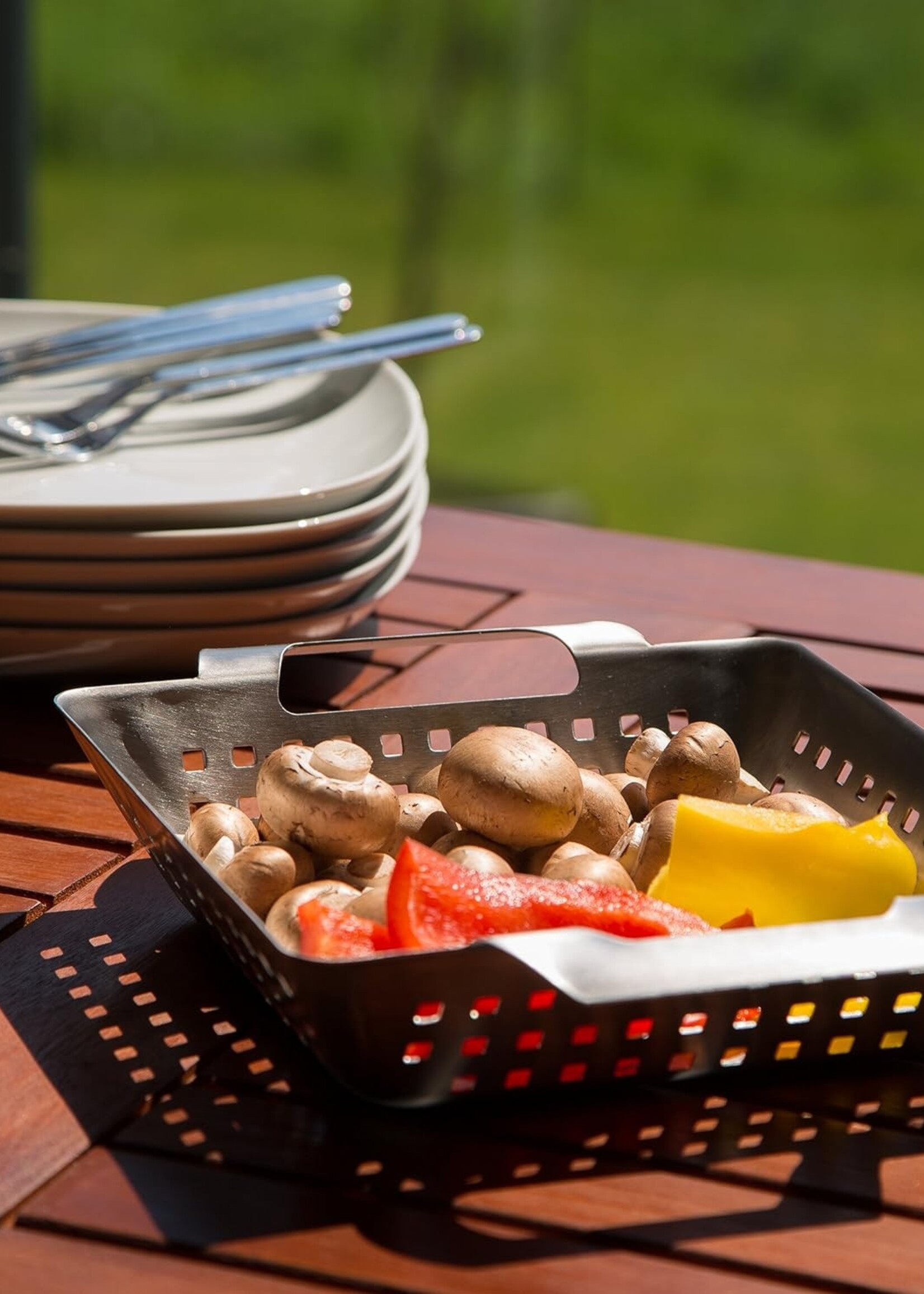 Bruzzzler Bruzzzler stainless steel grill basket Medium