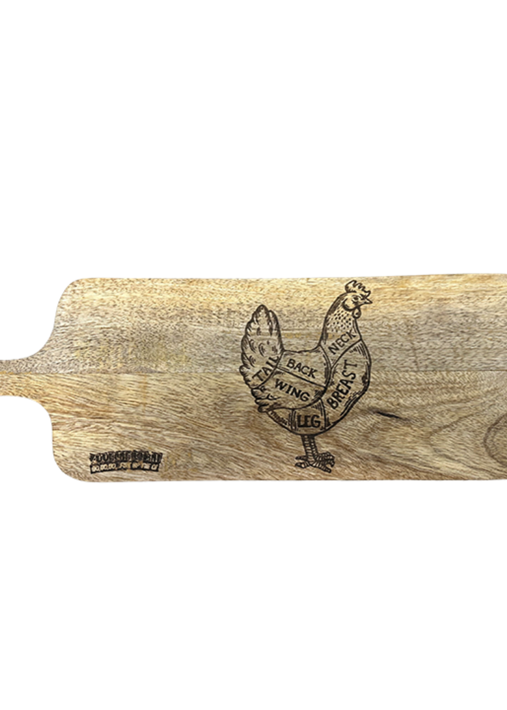 Oak Serving Board Chicken 49.5 x 15 x 2.2 cm