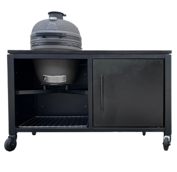 Luxuos Luxuos Outdoor Furniture - Black Frame - Granite Worktop