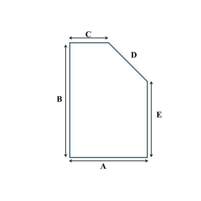 Matrassenfabrikant Tot 90 cm breed koudschuim HR55 oplegmatras/topper met 1 schuine zijde