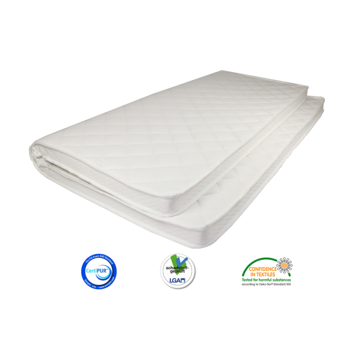 Matrassenfabrikant Traagschuim oplegmatras tot 160cm breed