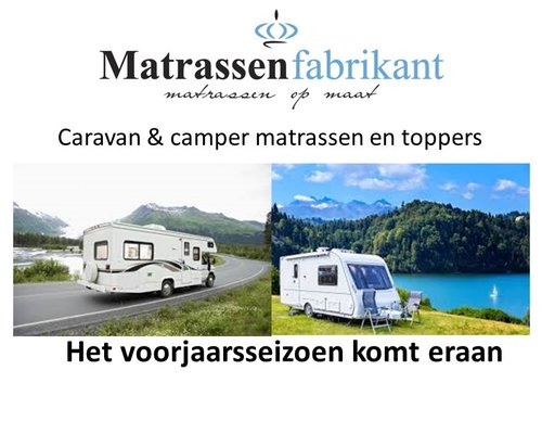 Het voorjaarsseizoen komt eraan en bent u er al klaar voor om met uw caravan of camper op pad te gaan?