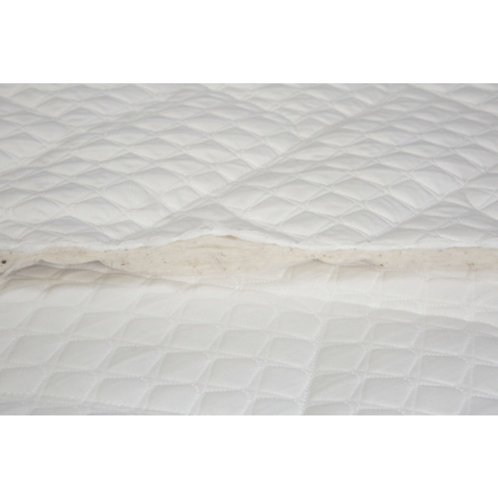 Matrassenfabrikant Queensbed topper met 2 schuine zijden caravan camper traagschuim