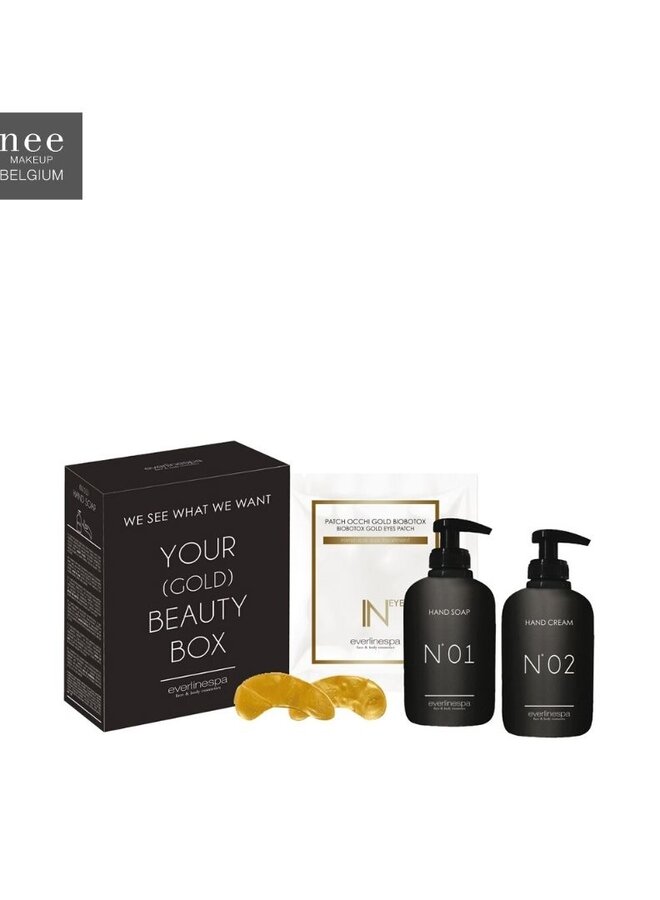 E. Spa Gift Your gold beauty box