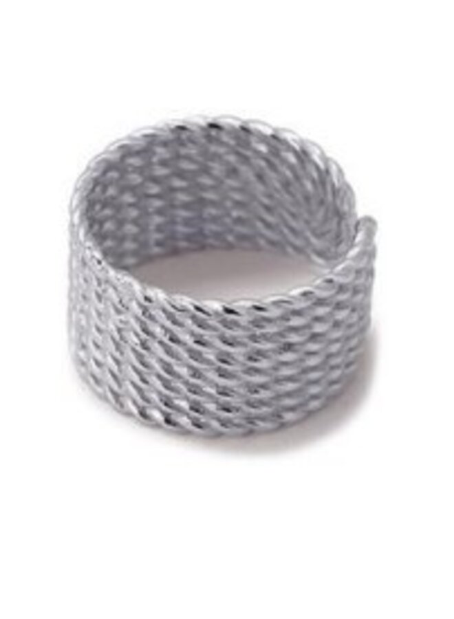 AAN- 467PL12 BRAIDED RING