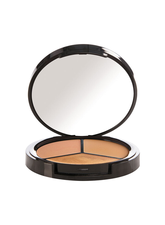 Pas de trousse-bronzant-blusher-surligneur magique