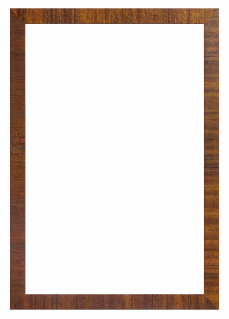 Lecce - Gladde Houten Lijst - Gelakt-Teak Kleur