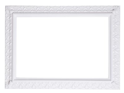 Padua - witte barok lijst 60x120 cm