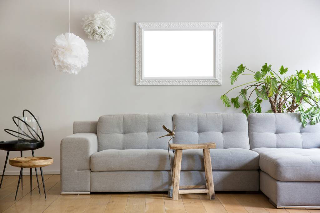Padua - witte barok lijst 60x120 cm