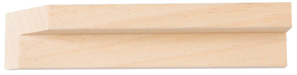 Montopoli - platte houten baklijst