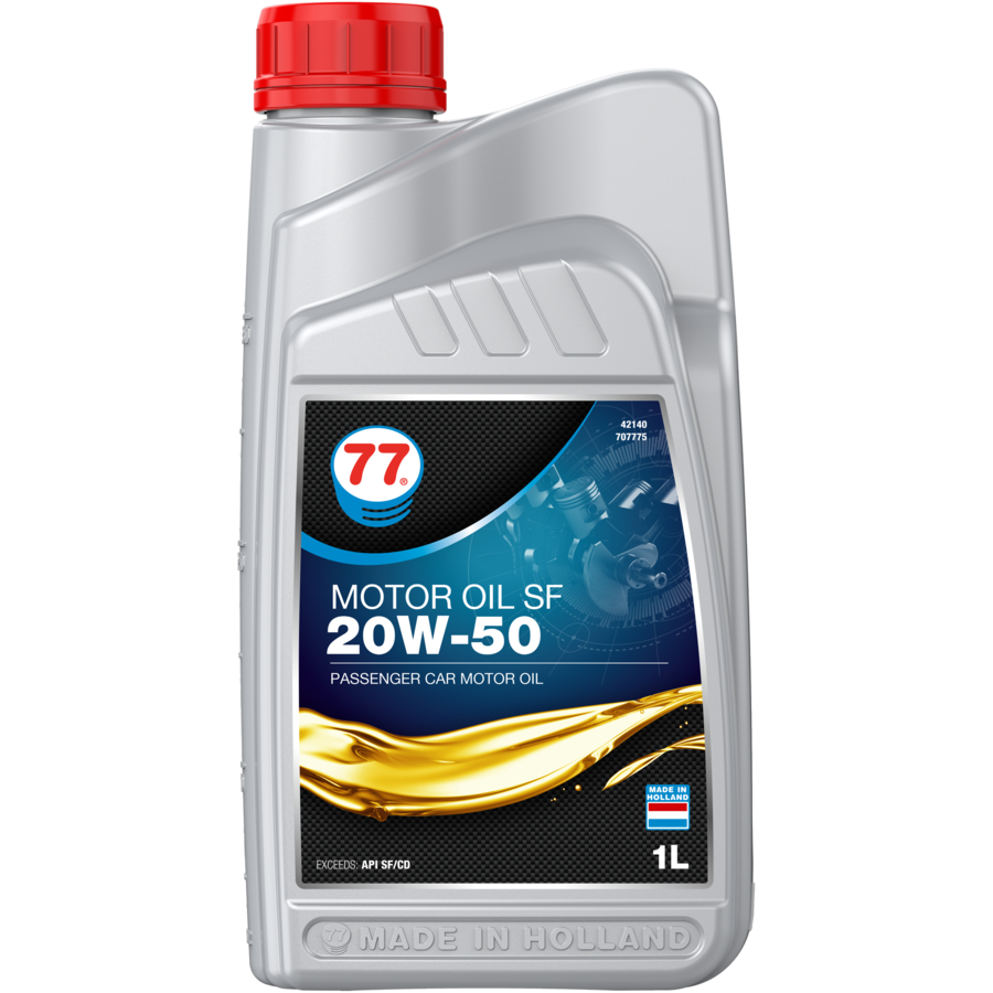 77 Lubricants Motor Oil SF 20W50 Motorolie, 1 lt