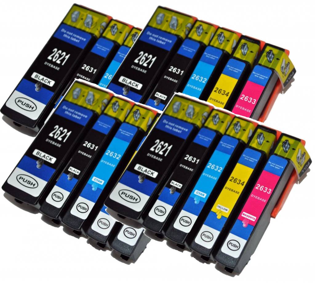 Epson compatible inktpatronen 26XL set van 20 stuks MediaHolland