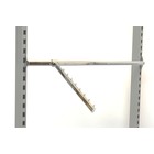 waterval haak tbv dwarsstang lengte 40cm met 9 pins verchroomd