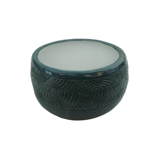 Keramikkerzen mit Ornamenten