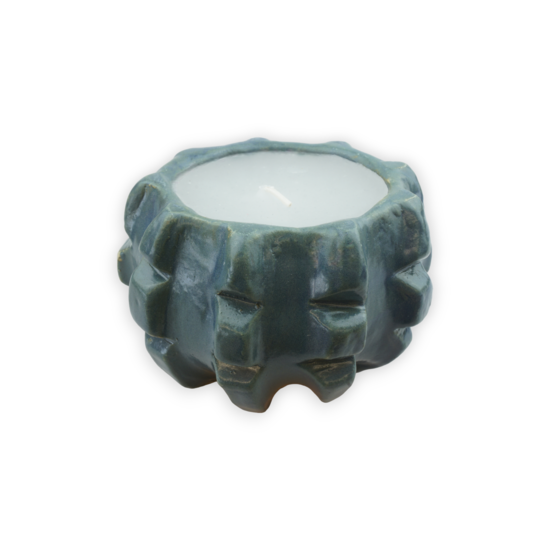 Keramikkerzen mit Rillen