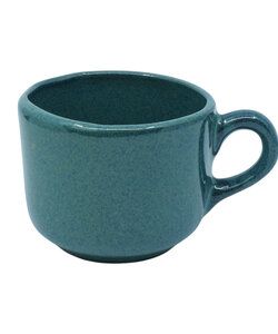 Keramikteetasse waldgrün