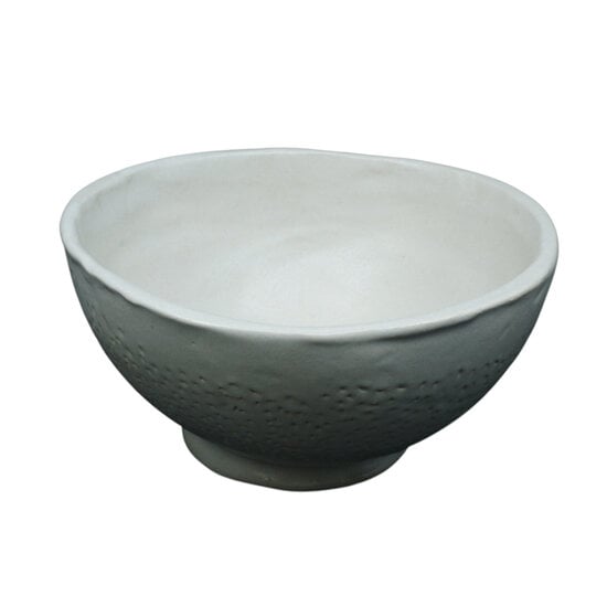 Hangefertigte Keramikschale in Beige