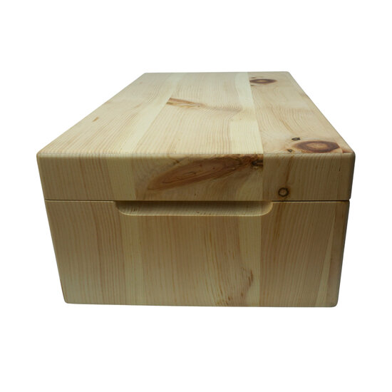 Handgefertigte Brotbox aus Zirbenholz