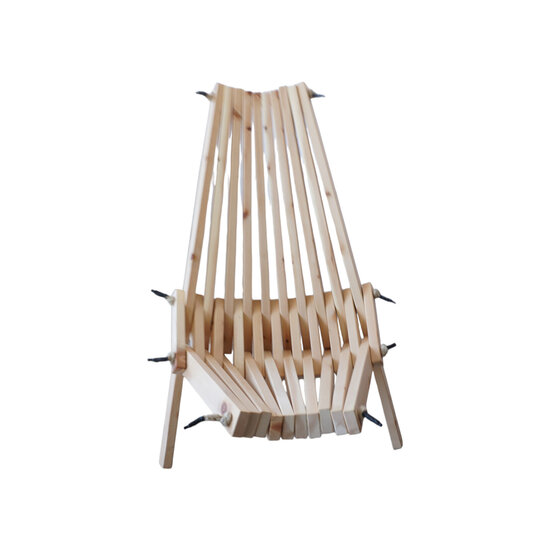 Klappbarer Gartenstuhl aus Holz