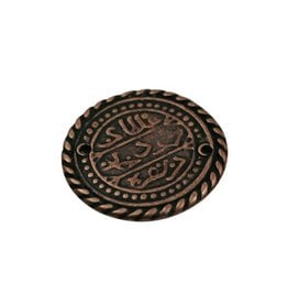 CDQ Keltische munt 27mm brons kleur.