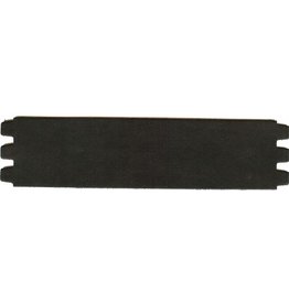 CDQ leerband zwart 44mmx18.5cm M