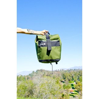 rolltop backpack of holding