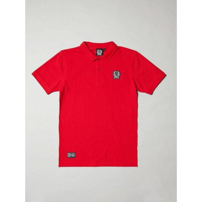 Small Badge Polo Shirt - Red