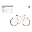 BLB Butterfly 8spd Town Bike - Dusty Pink