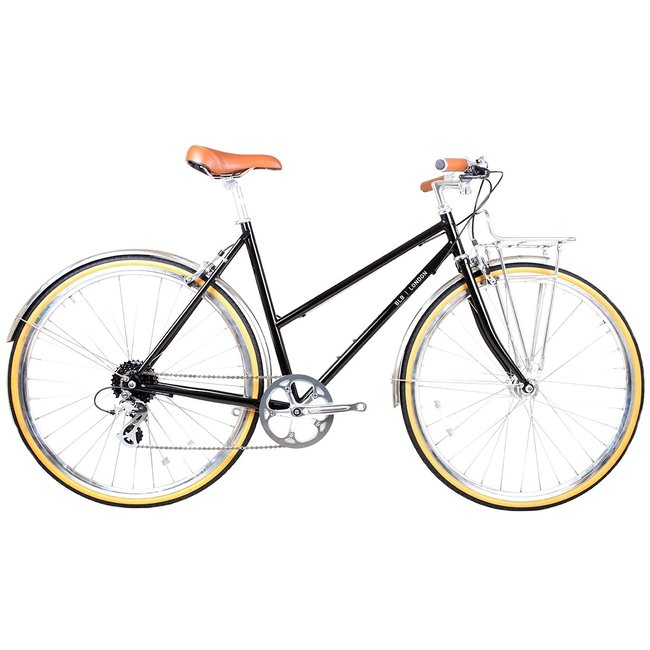 Butterfly 8spd Town Bike - Black