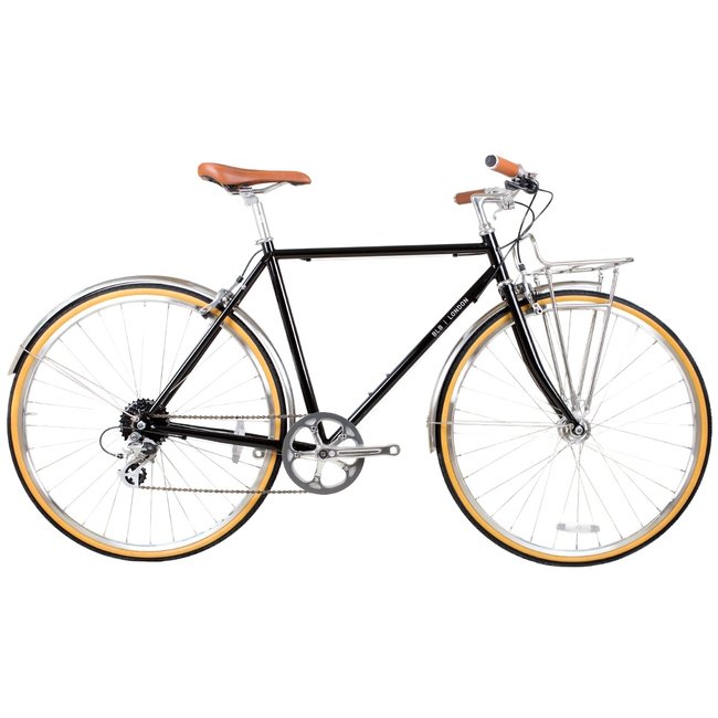 Beetle 8spd Town Bike - Black