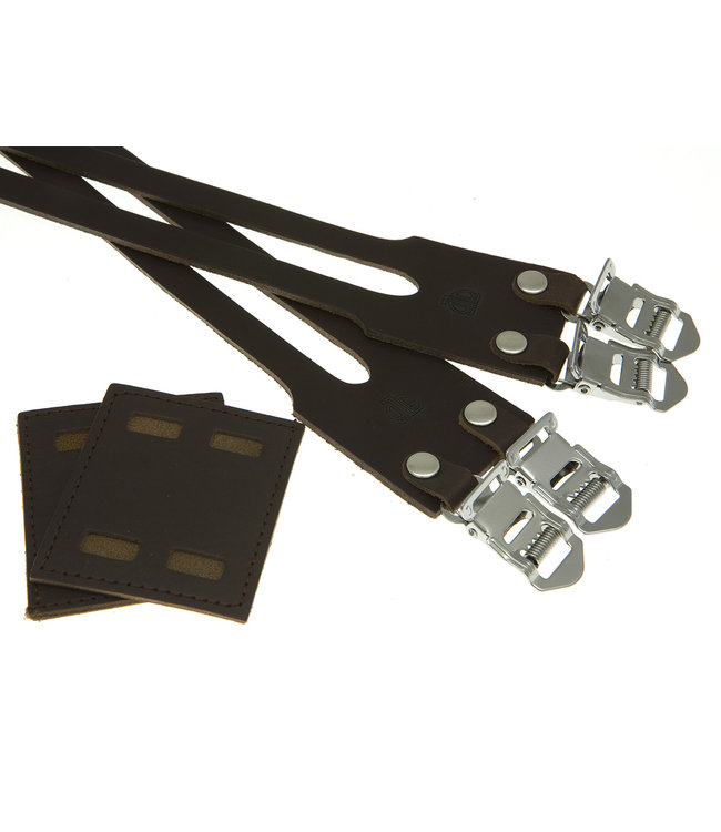 leather bike straps