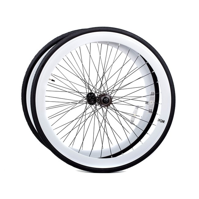 6KU Wheelset 700C White