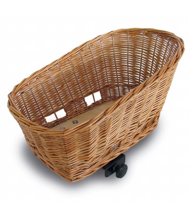 rear wicker bike basket