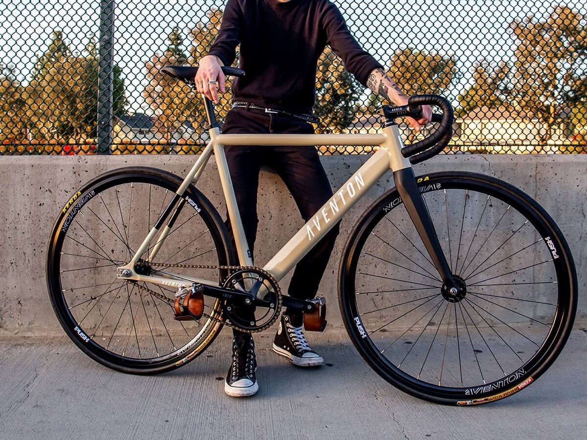 titanium fixie bike