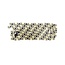 Izumi Jet Black Track Chain - Gold