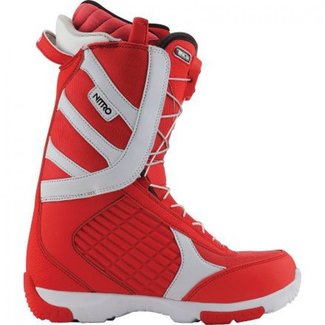 Nitro Snowboard Boots - Axis TLS Red/White