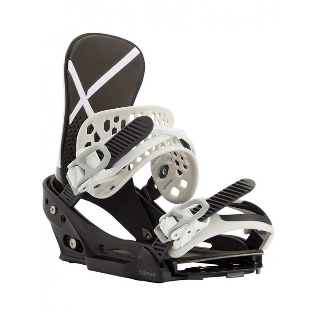 Burton Snowboard Bindings X EST White Black 21 Simple Bike Store