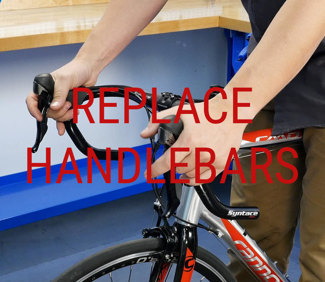 installing bike handlebars